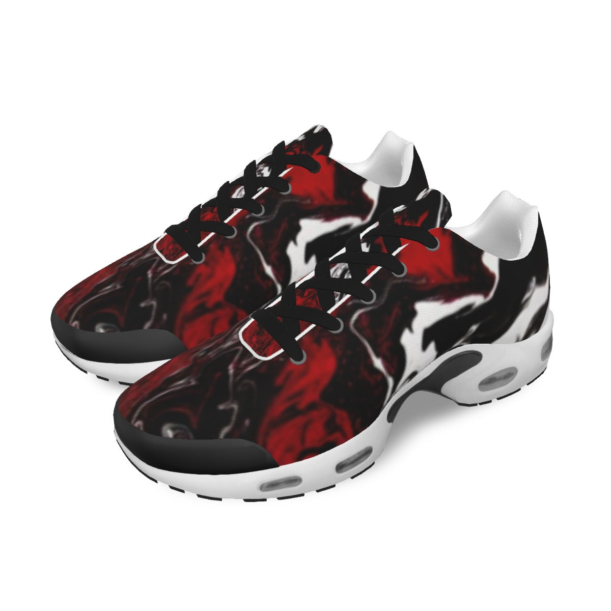 Men's Red/Black/White Air Cushion Sports Shoes