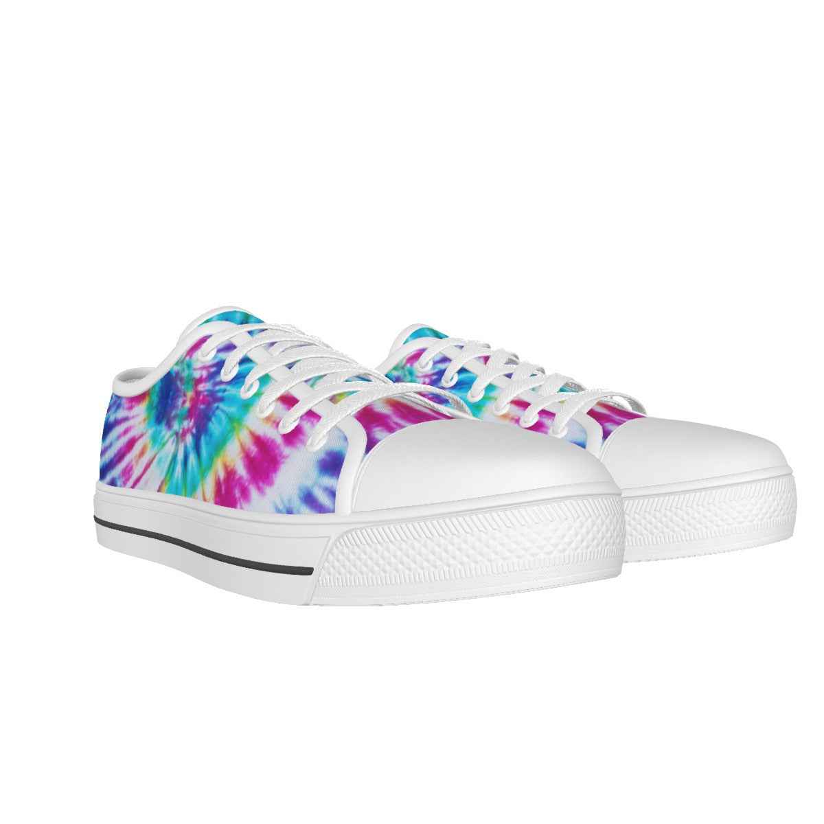 Women's Tie-Dye White Sole Canvas Shoe Style 1