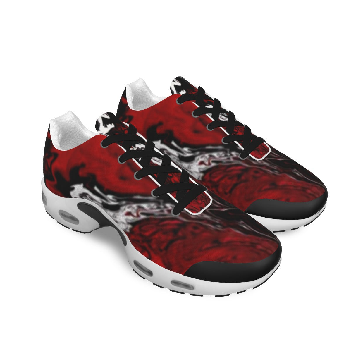 Men's Red/Black/White Air Cushion Sports Shoes