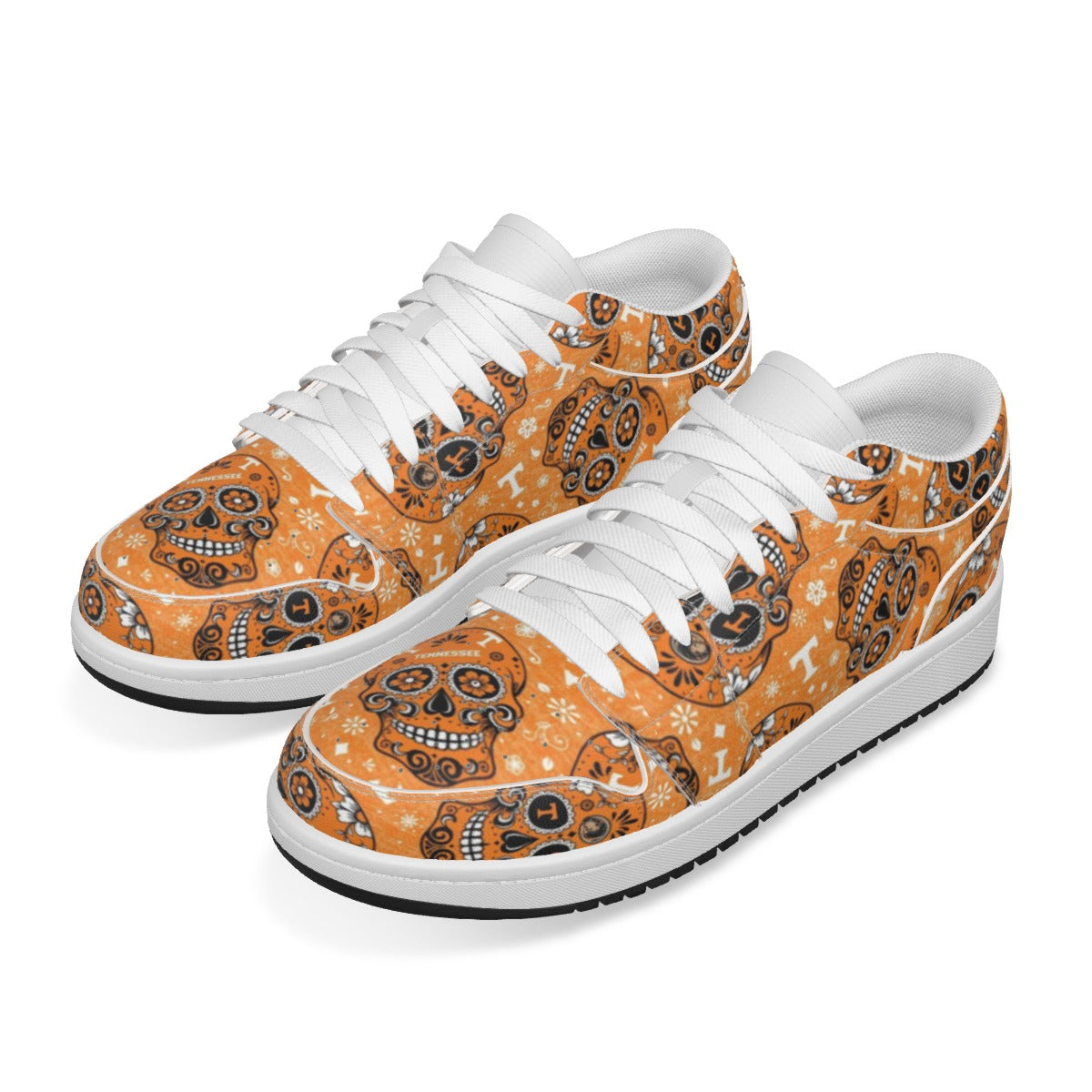 Women's Vols Sugar Skulls Low State Leather Stitched Shoes