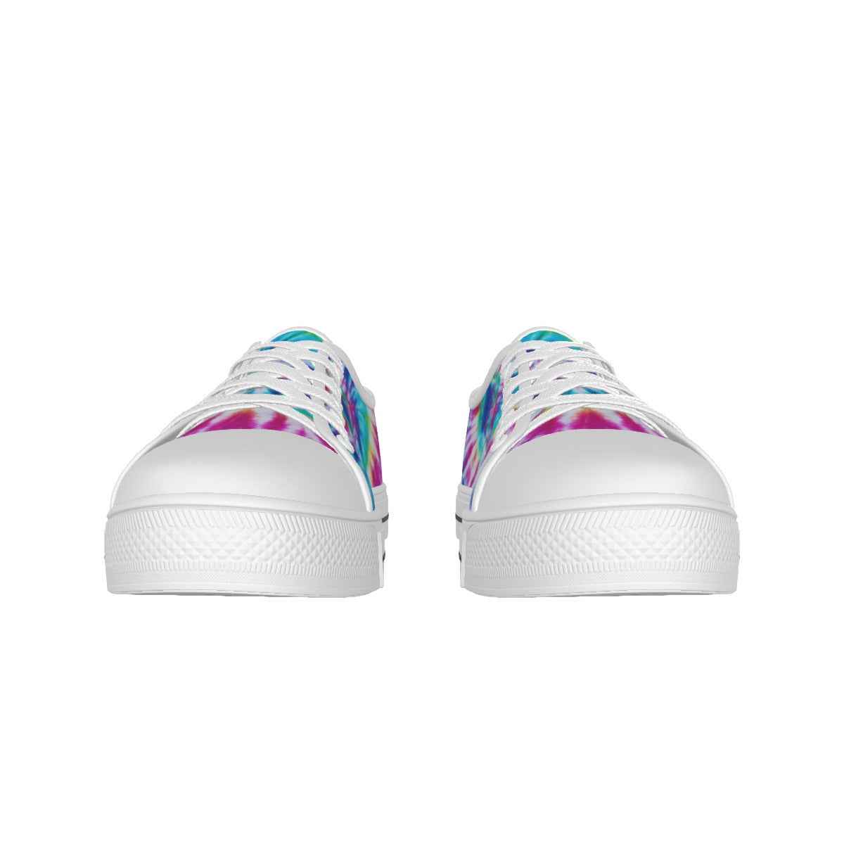 Women's Tie-Dye White Sole Canvas Shoe Style 1