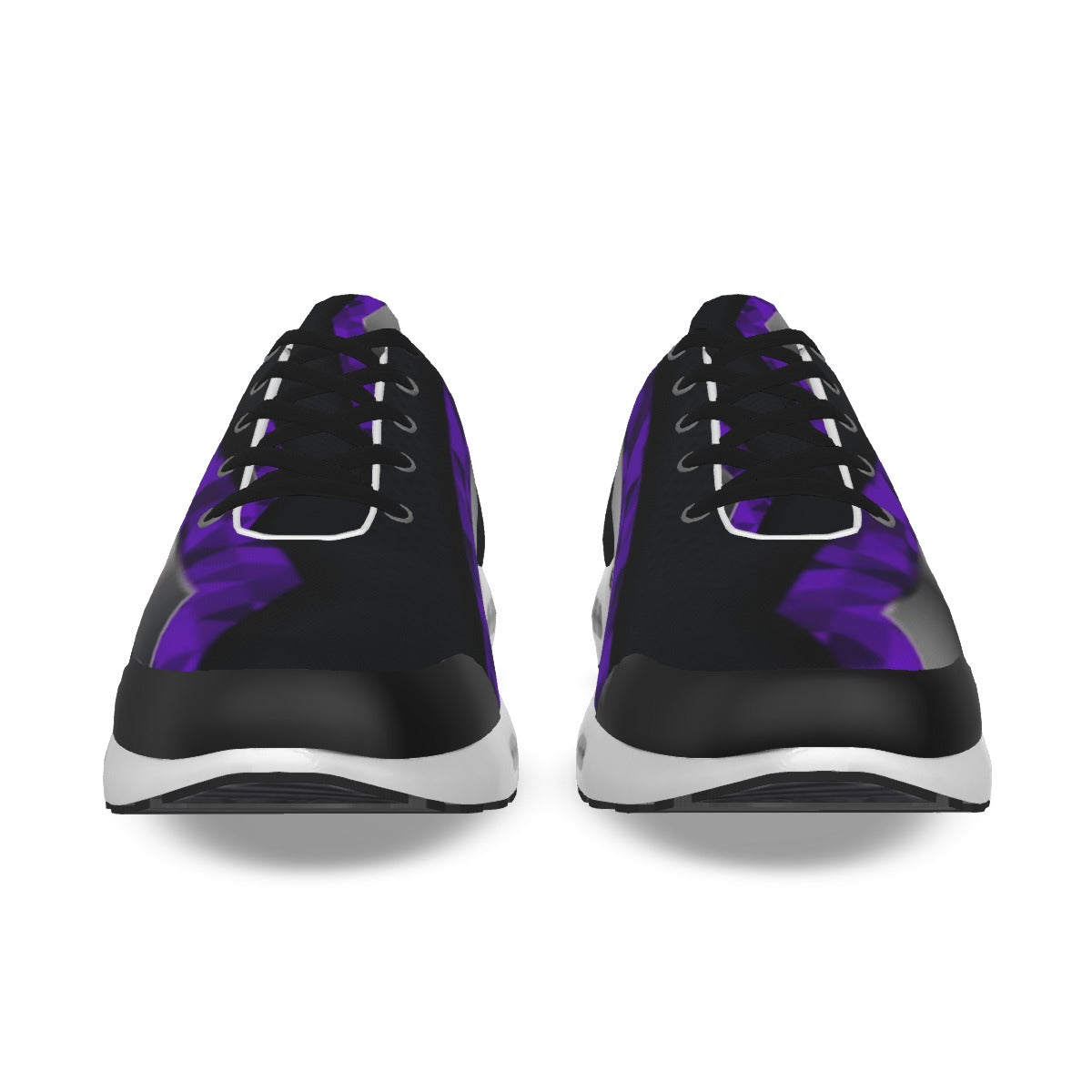 Women's Purple/Silver/Black Air Cushion Sports Shoes