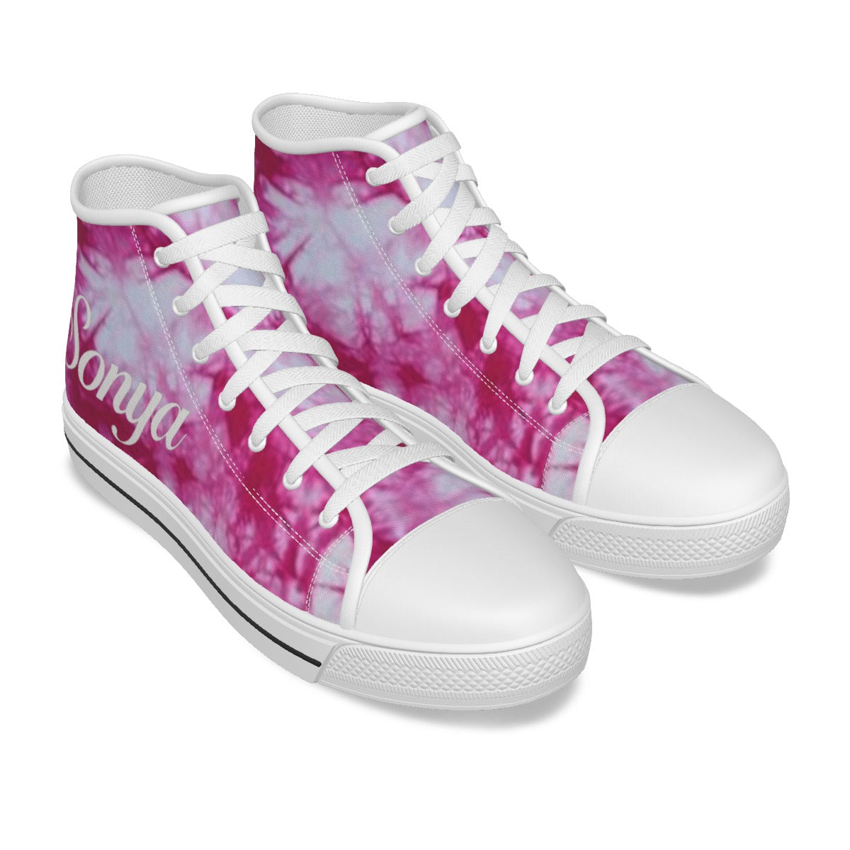 Personalized Women's High Top Canvas Shoes