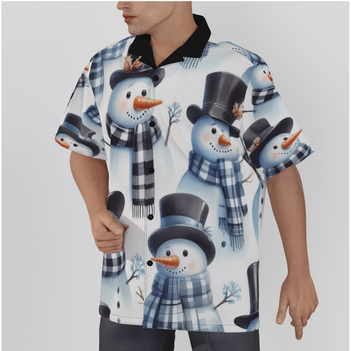 Men's Frosty Shirt With Button Closure