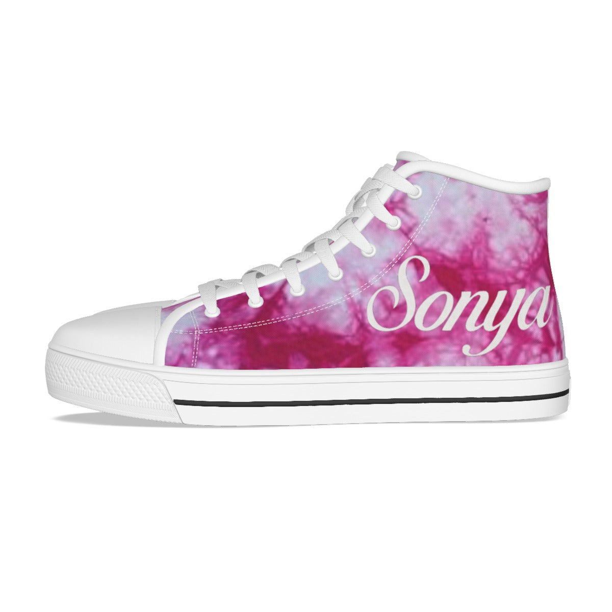 Personalized Women's High Top Canvas Shoes