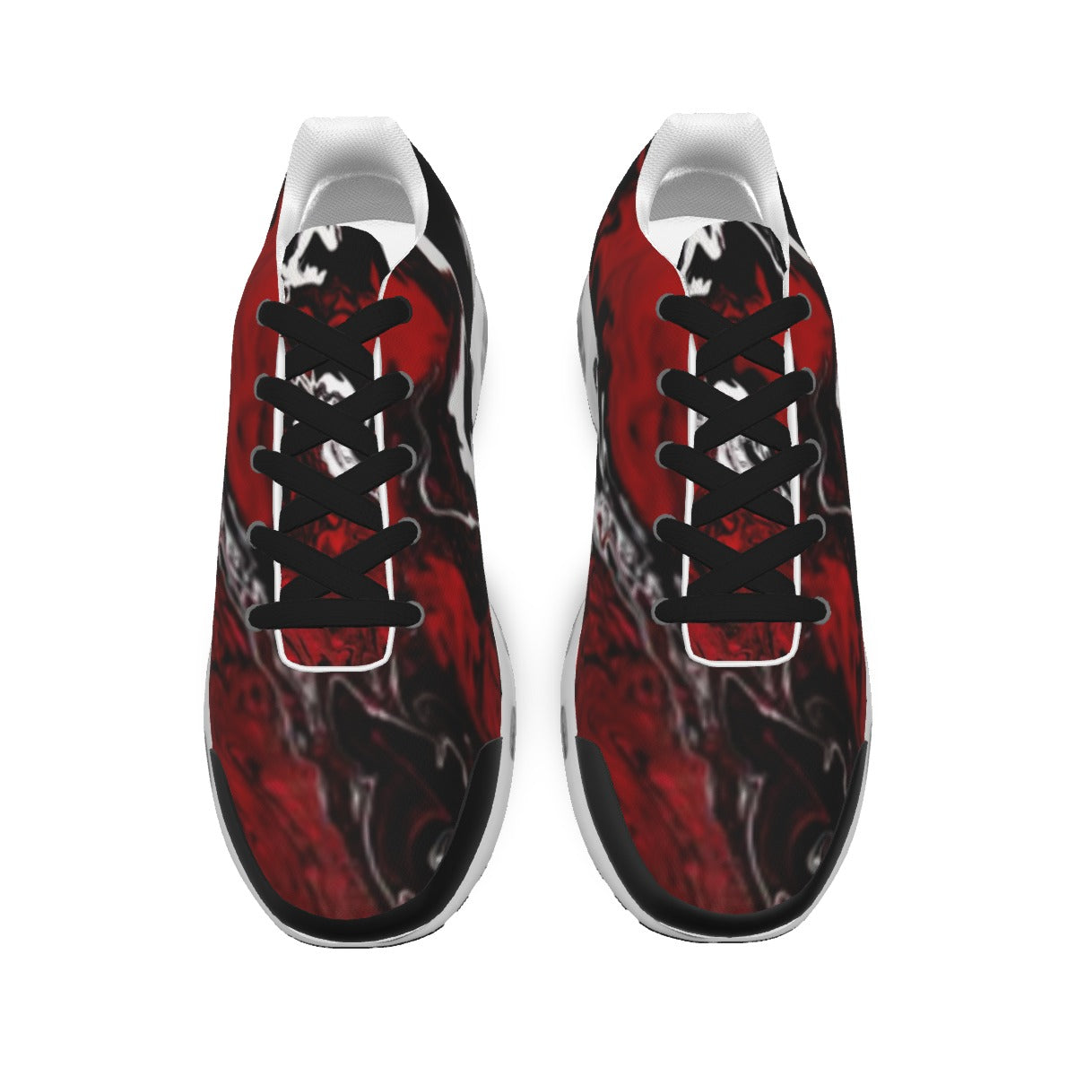 Men's Red/Black/White Air Cushion Sports Shoes