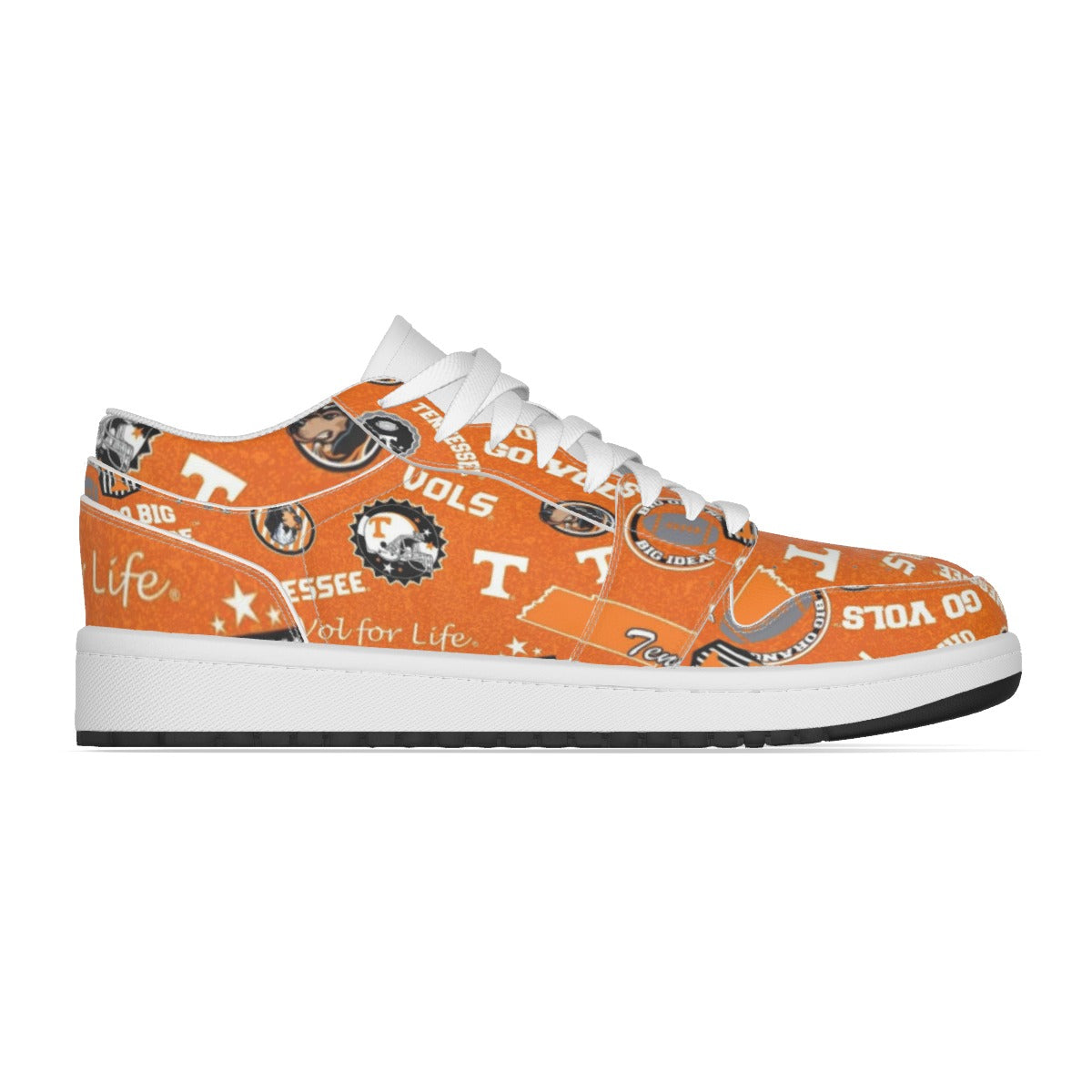 Women's Vols Low State Leather Stitched Shoes