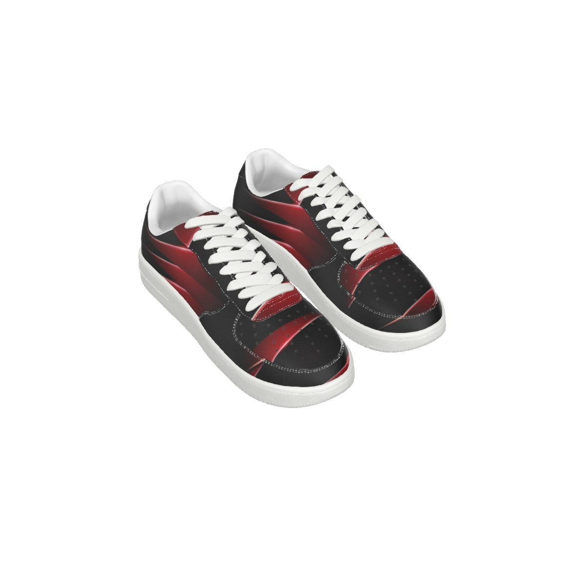 Men's Red/Black Air Force Shoes