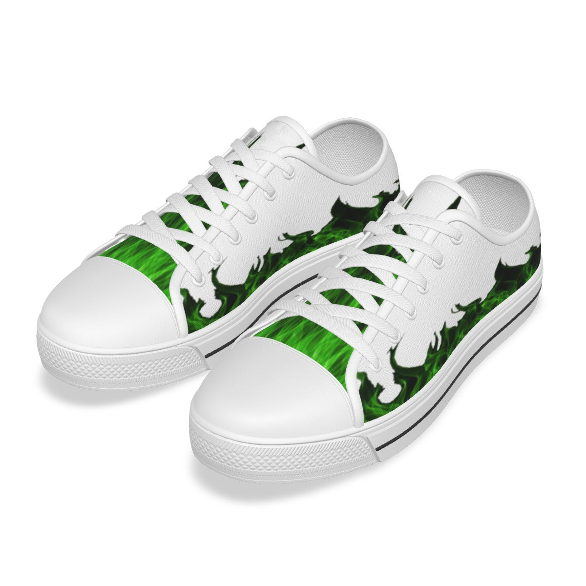 Personalized  Men's White Sole Canvas Shoes