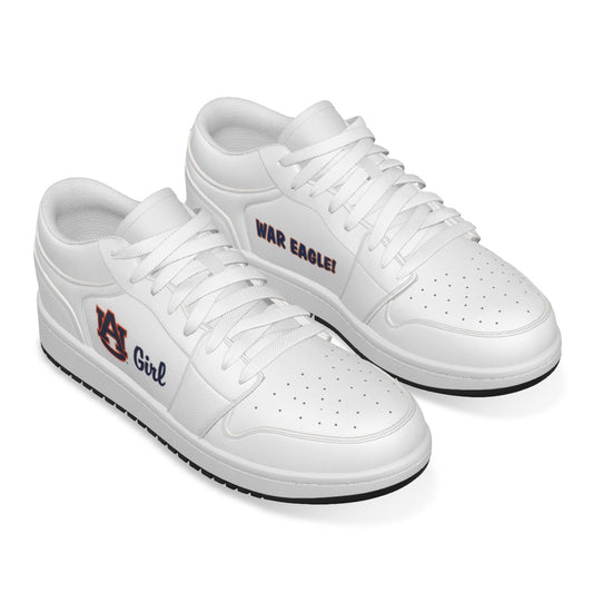 Women's Auburn UA Girl Low State Leather Stitched Shoes