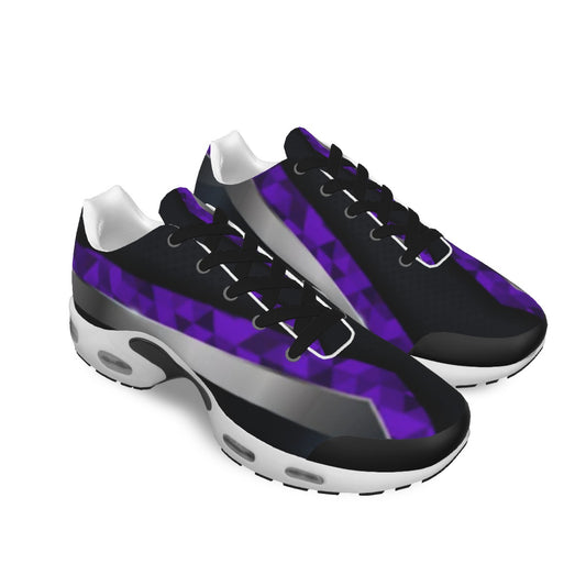 Women's Purple/Silver/Black Air Cushion Sports Shoes