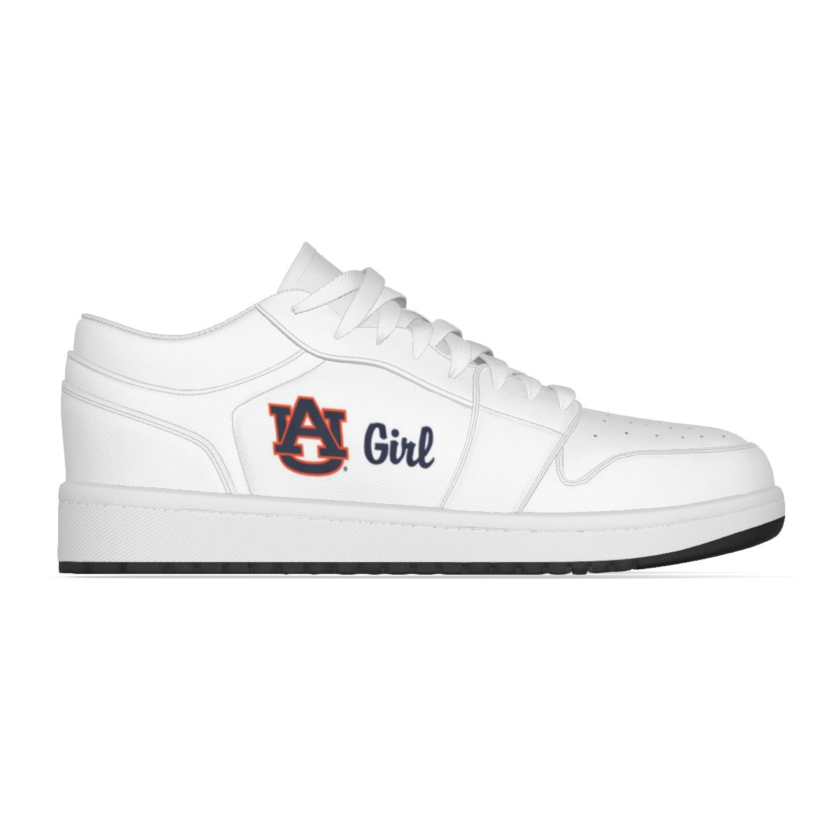 Women's Auburn UA Girl Low State Leather Stitched Shoes