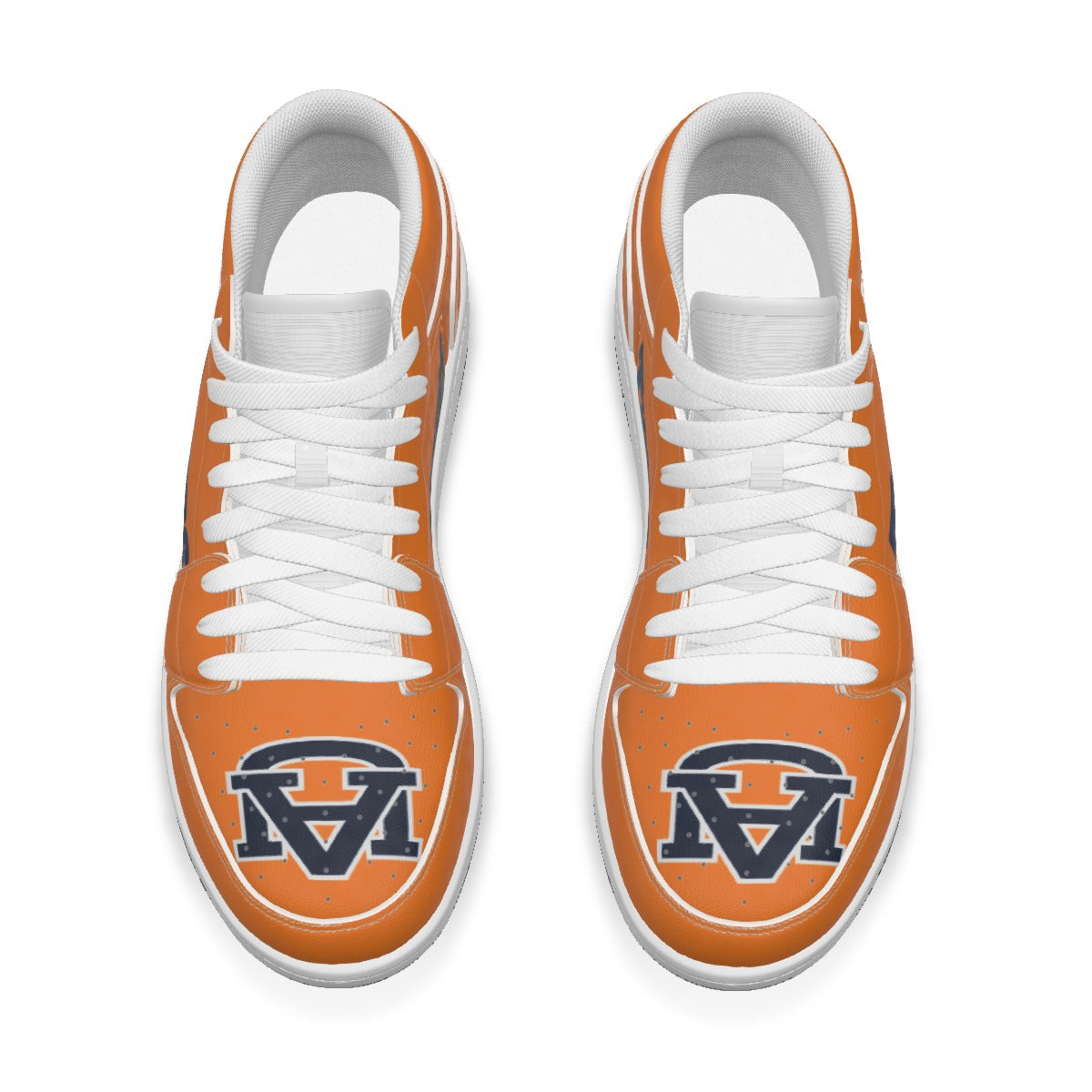 Women's Auburn Low State Leather Stitching Shoes Style 1