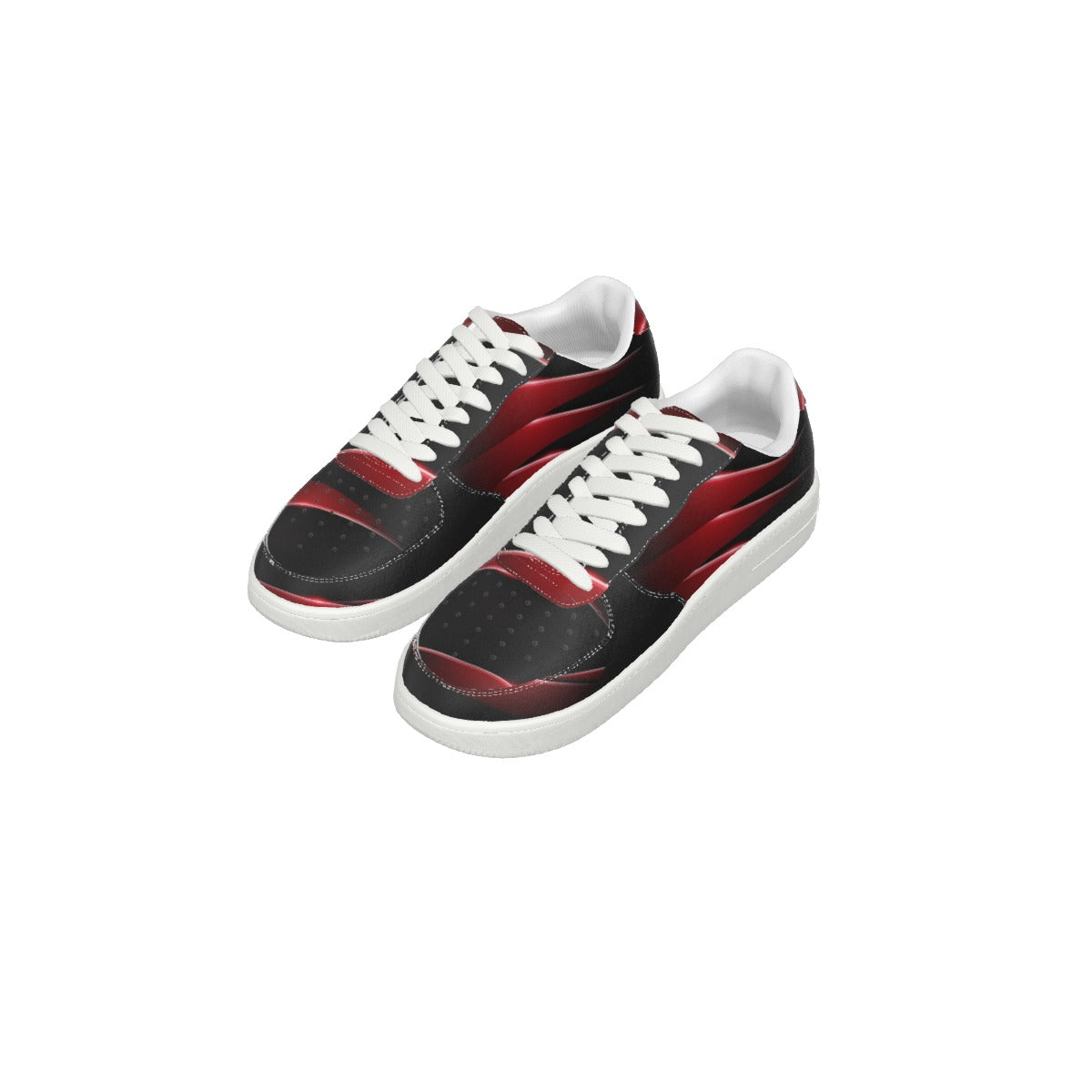 Men's Red/Black Air Force Shoes