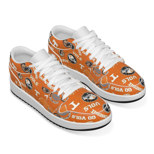 Women's Vols Low State Leather Stitched Shoes