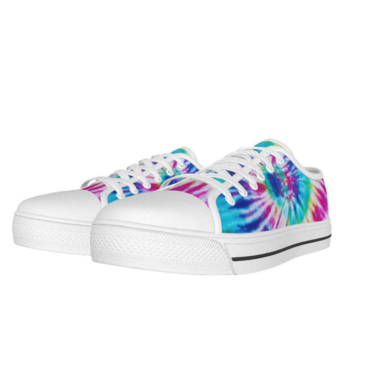 Women's Tie-Dye White Sole Canvas Shoe Style 1
