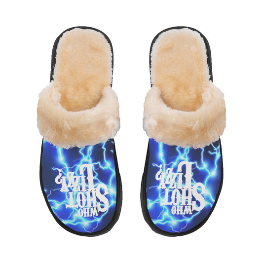 WSL Men's Home Plush Slippers