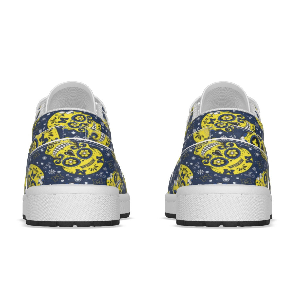 Women's Michigan Sugar Skull Low State Leather Stitching Shoes