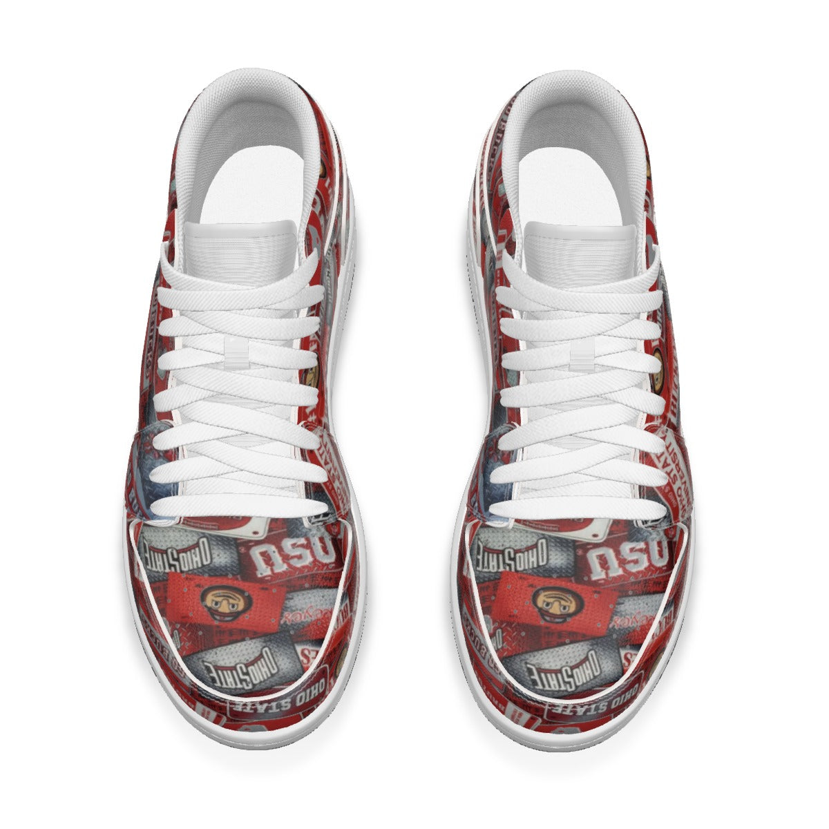 Women's OSU Low State Leather Stitched Shoes