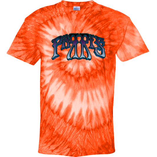 Parris - Orange Swirl Tie Dye