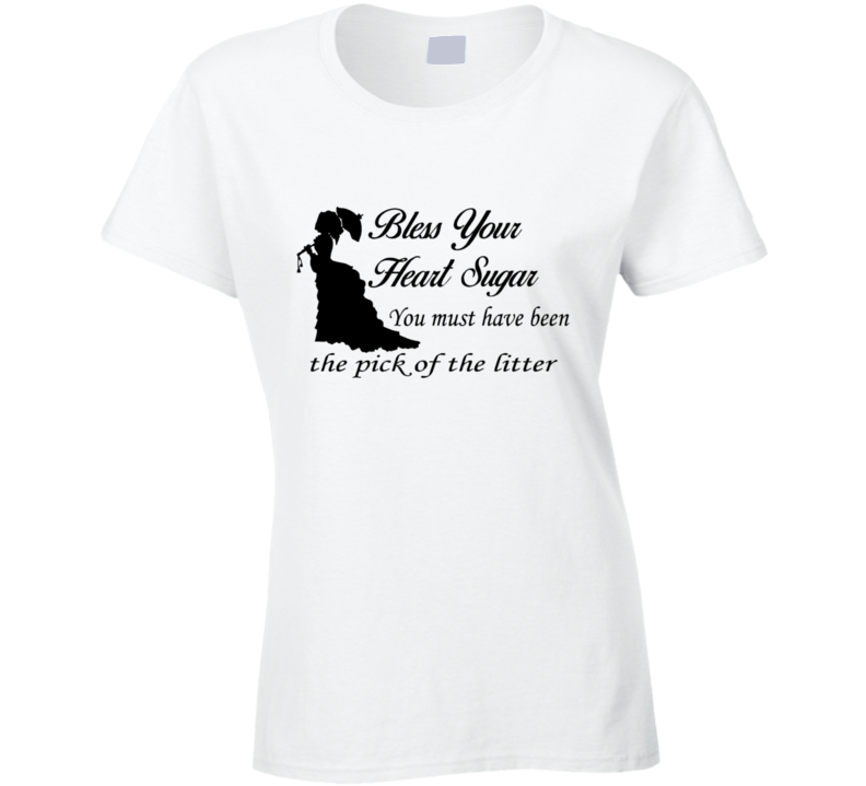 Bless Your Heart White Ladies T Shirt