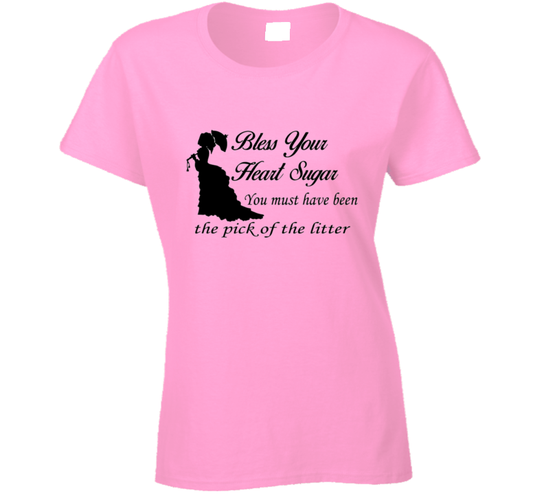 Bless Your Heart Pink Ladies T Shirt