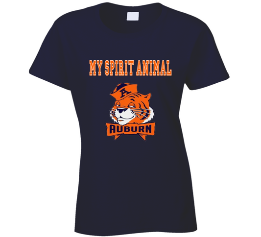 My Spirit Animal - Auburn Ladies T Shirt