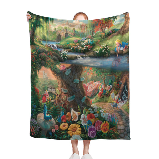 Alice In Wonderland Blanket