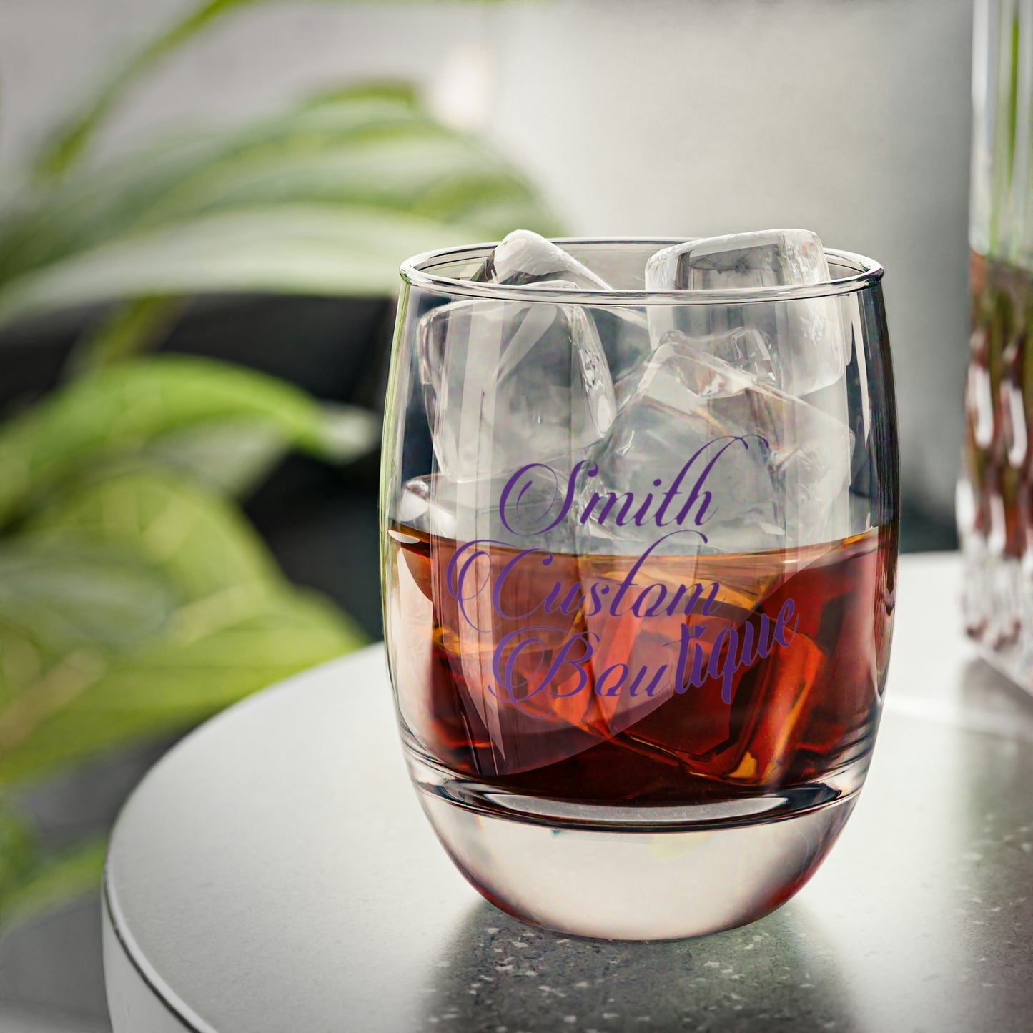 Personalized Whiskey Glass