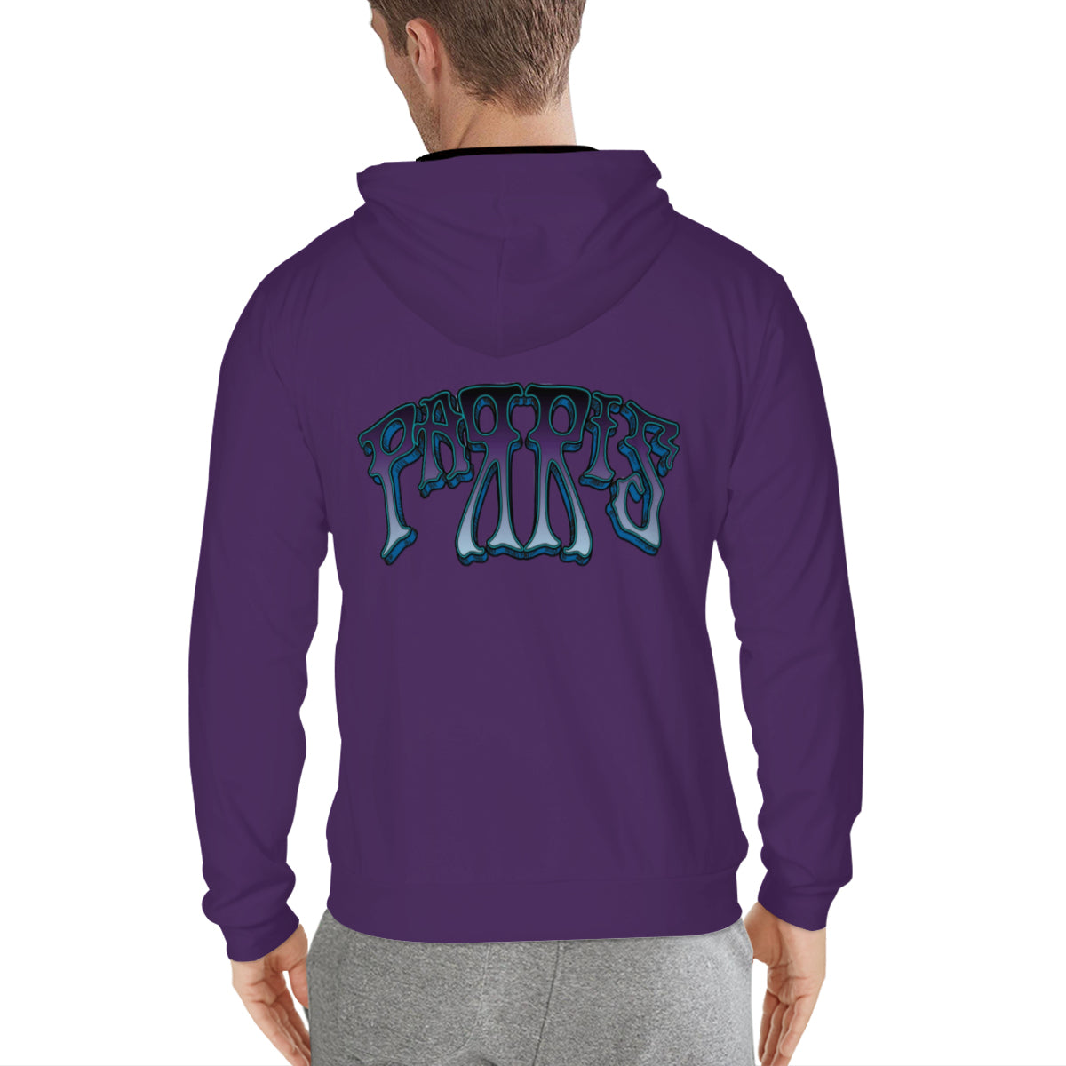 Parris Zip Hoodie - Purple