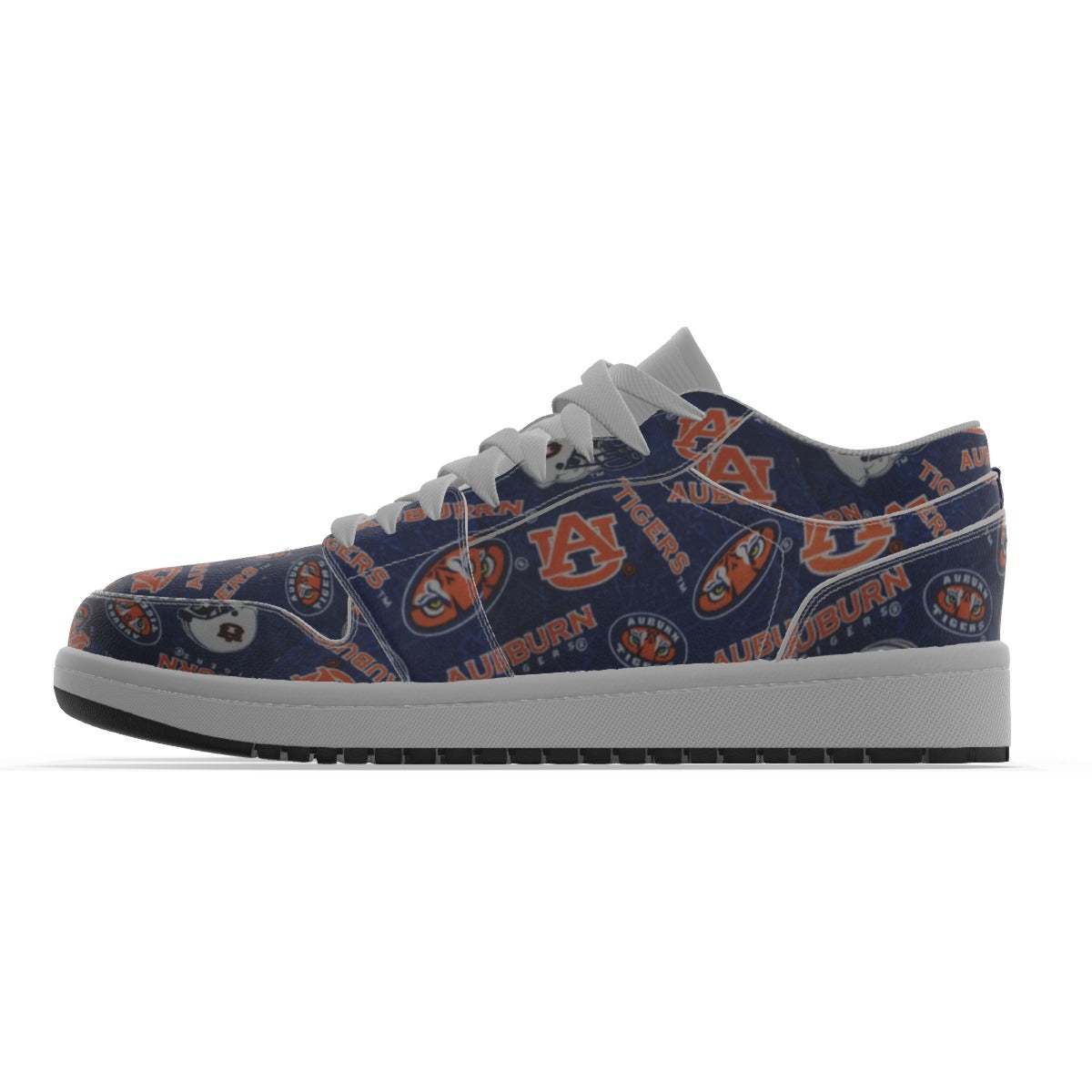 Men's Auburn Low State Leather Stitched Shoes Style 2